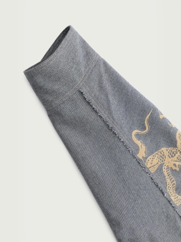 Dragon Embroidery Denim Jacket
