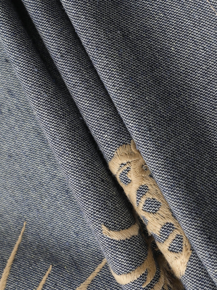 Dragon Embroidery Denim Jacket
