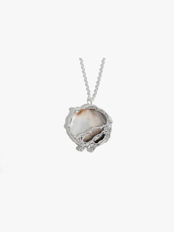 M.WONG Vine Collection White Necklace
