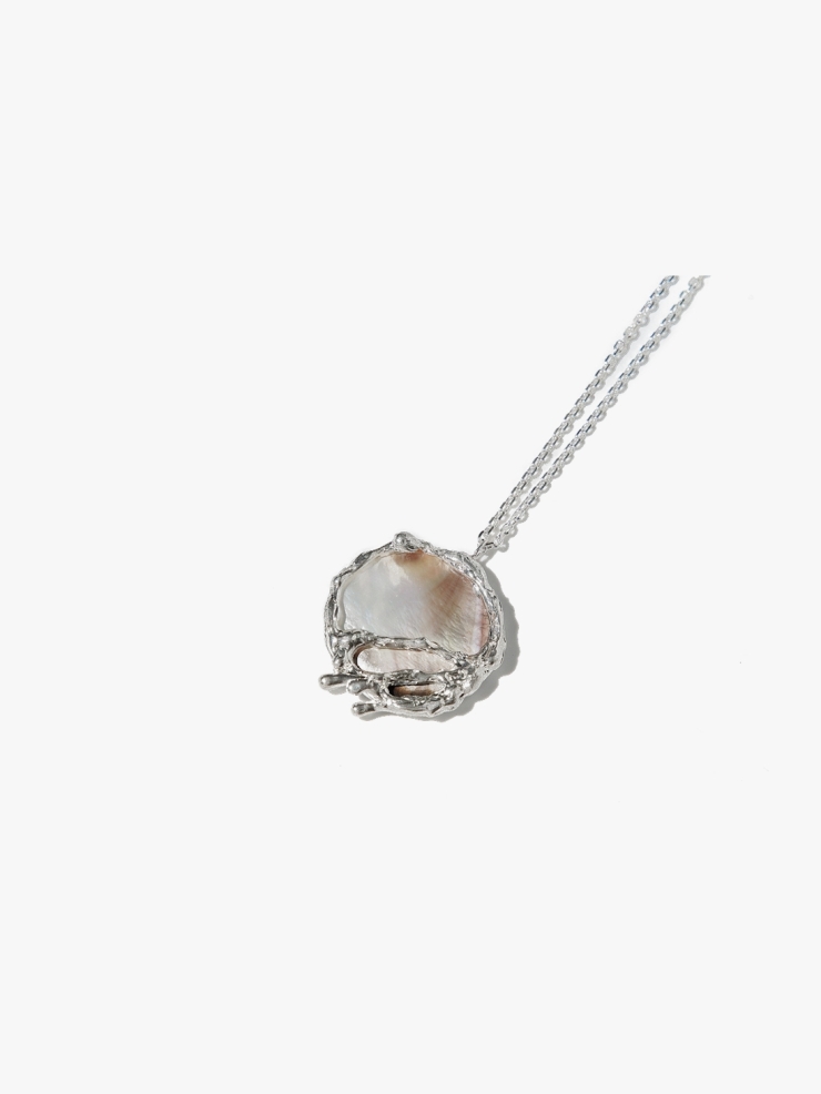 M.WONG Vine Collection White Necklace