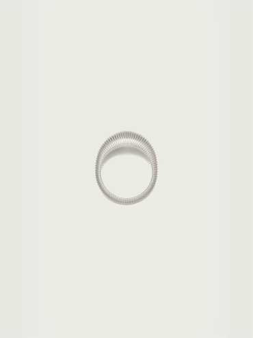 Silver Ripple Ring