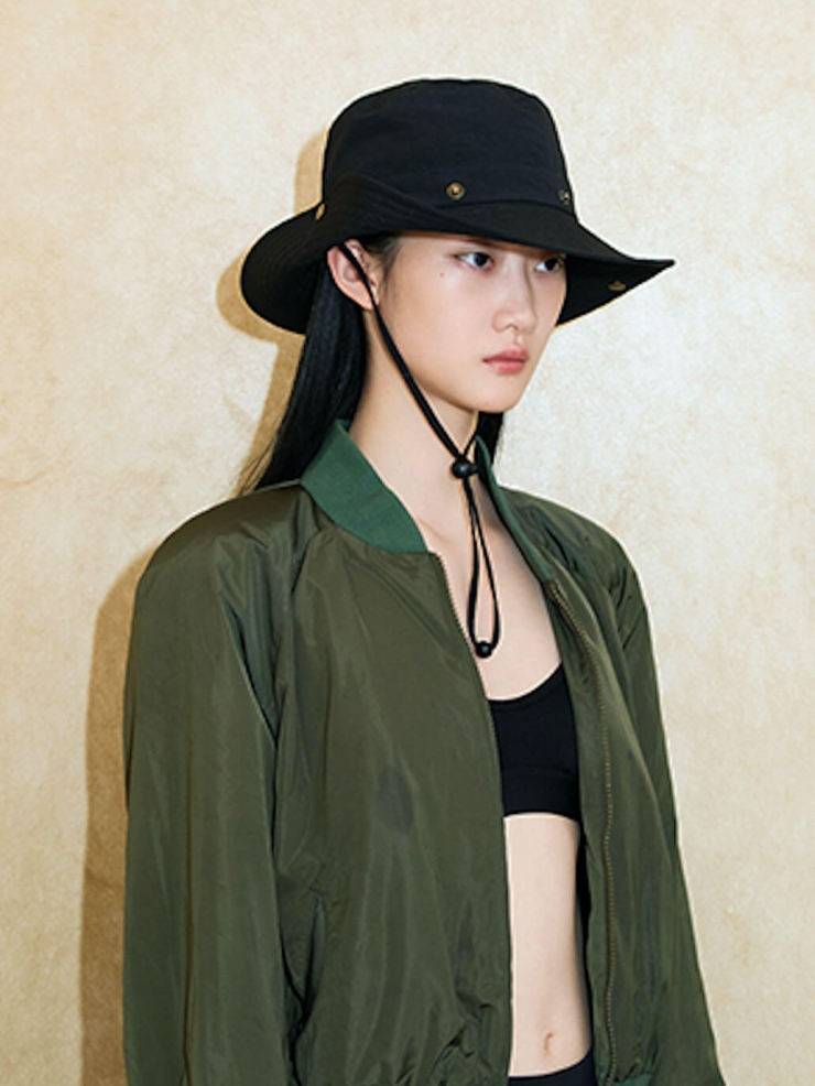Black Cat Ear Fisherman's Hat