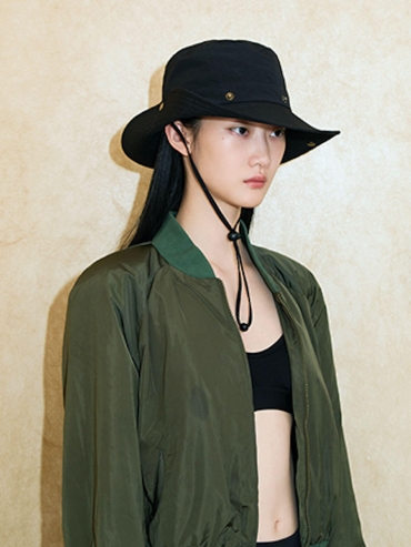 Black Cat Ear Fisherman's Hat