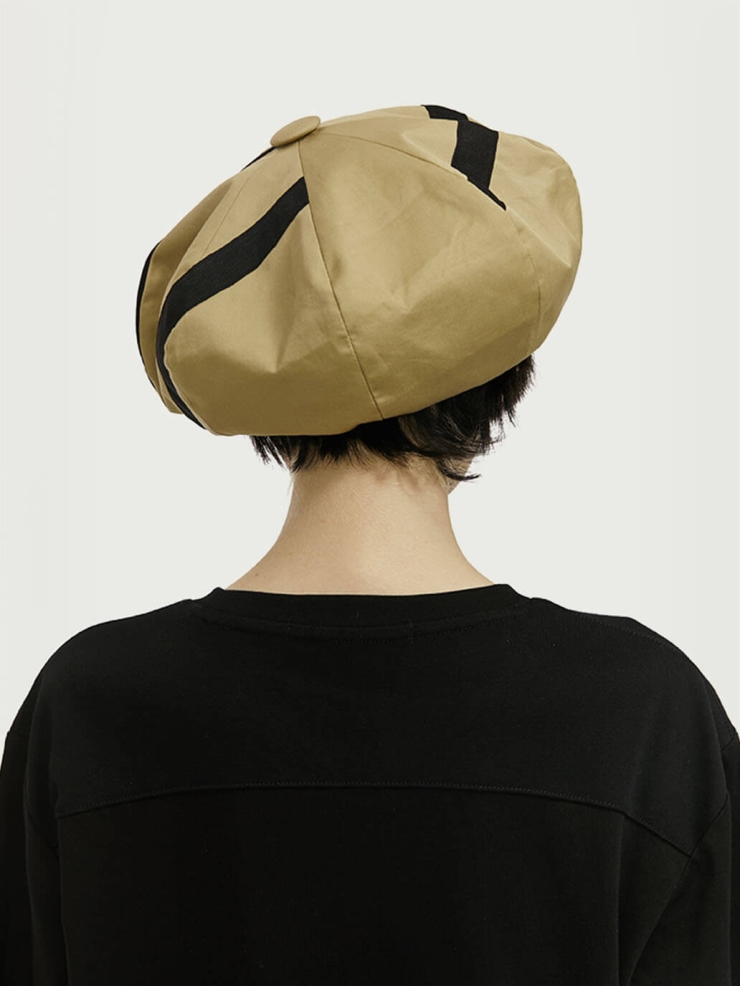 Khaki Wrap Around and No Brim Hat