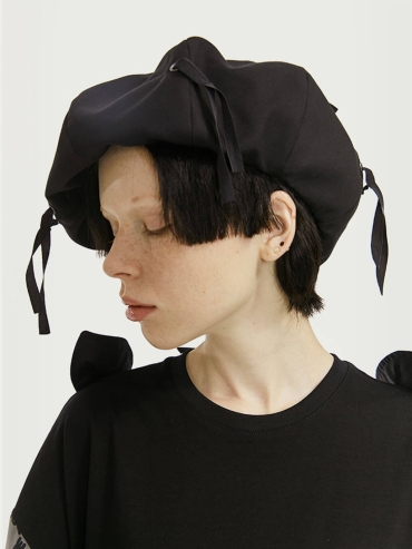 Black Rope Strap Hat