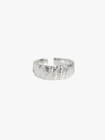 M.WONG Wood Collection Silver Ring