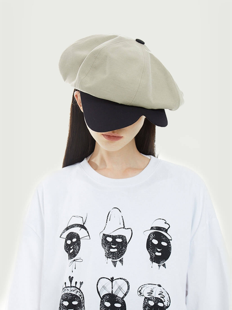 Khaki Love with Brim Hat