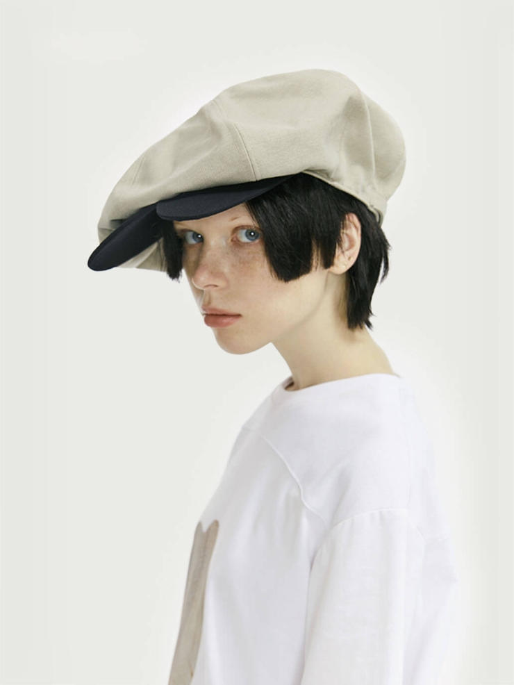 Khaki Love with Brim Hat