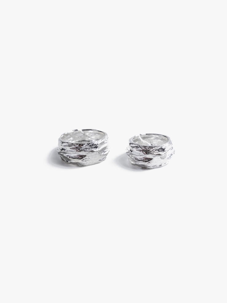 M.WONG Water Collection Silver Ring