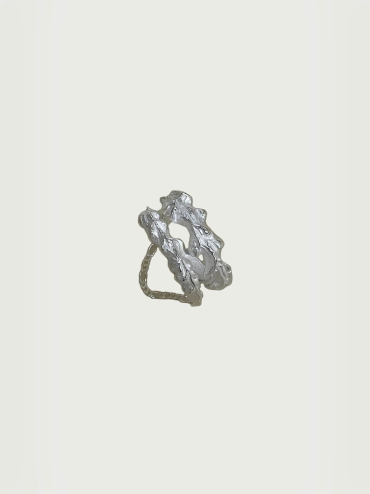 Silver Vine Chain Ring