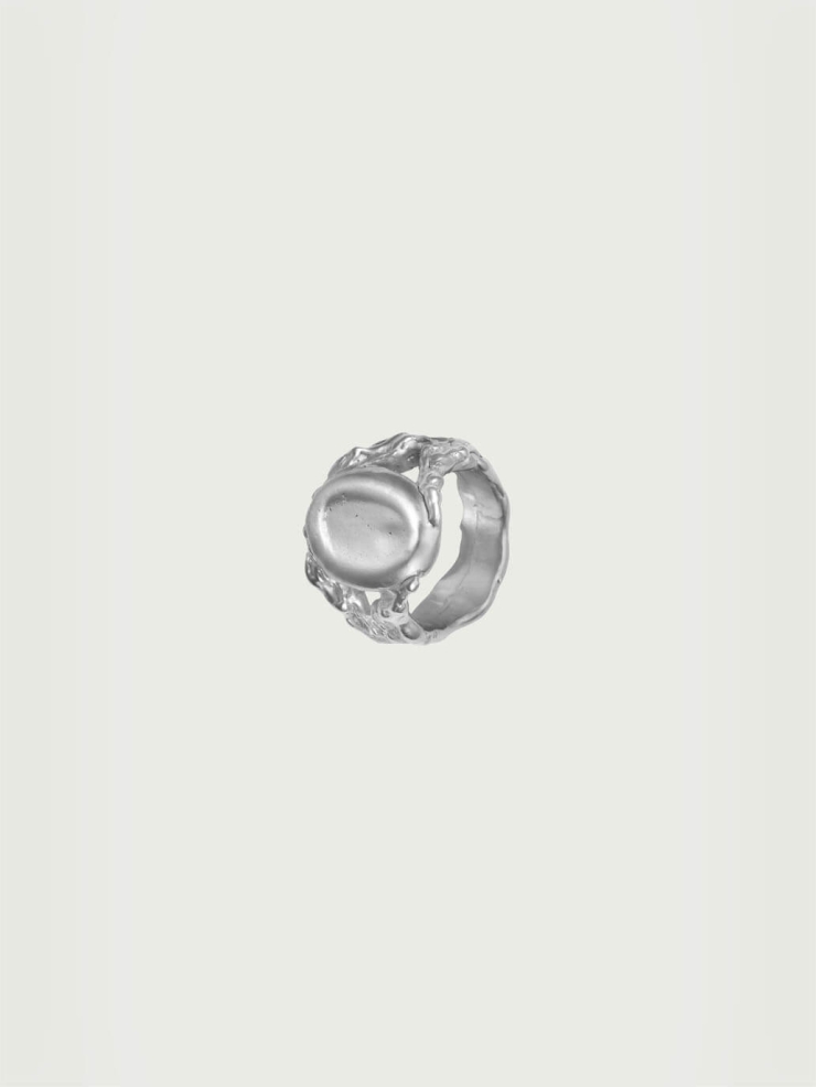 Silver Pierre de Serment Ring