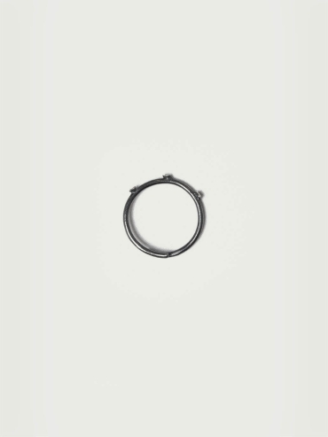 Black Archipelago Thin Ring