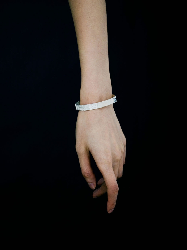 Silver Mirage Section Bracelet