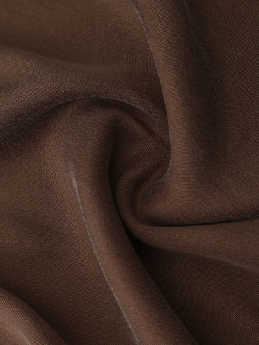 Sand Brown Draped Wide-Leg Pants