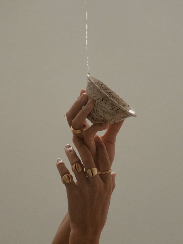 Gold Moon Ring