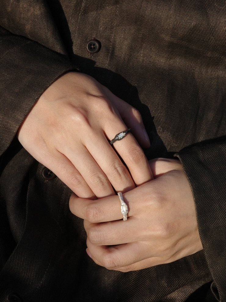 Silver Glowing Ring