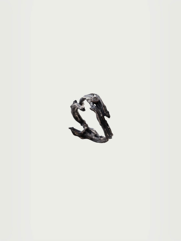 Aged Hidden Branch Ring