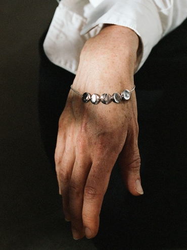 Silver Saros Bracelet