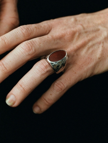 Red Oval Ring