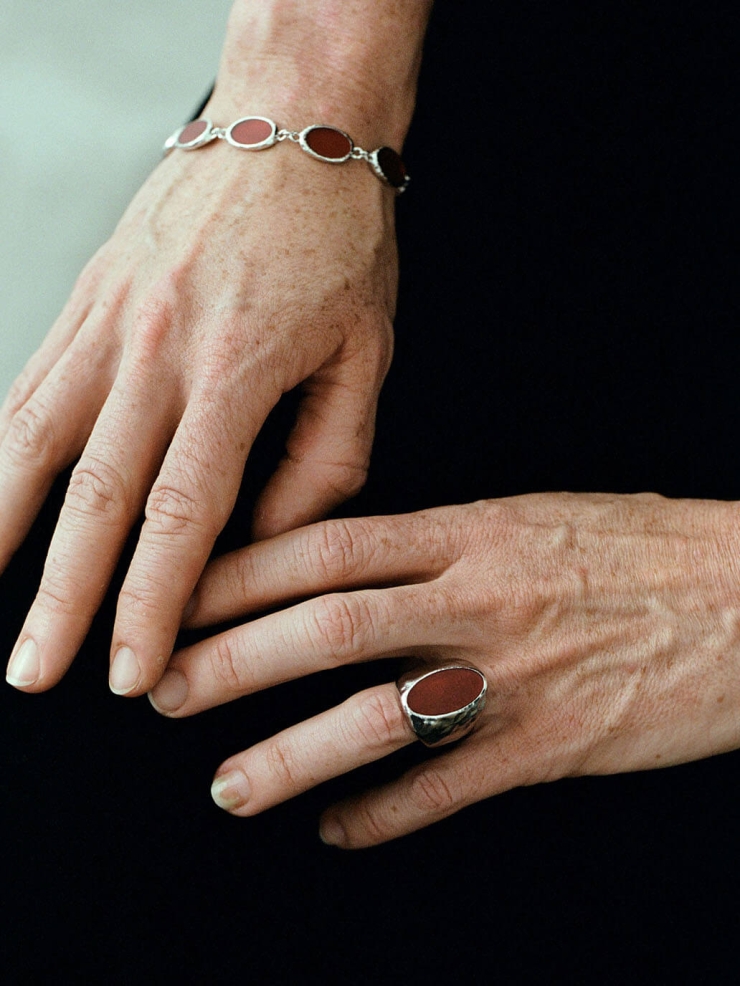 Red Oval Ring