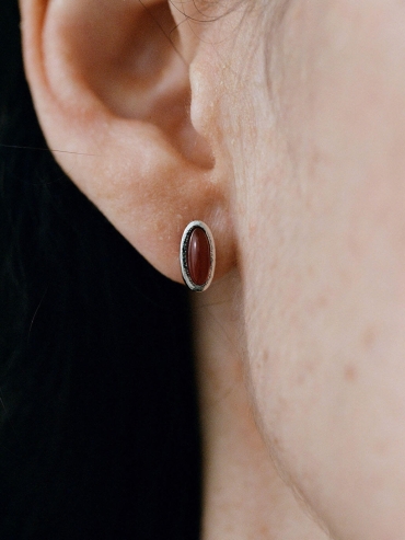 Red Dome Studs