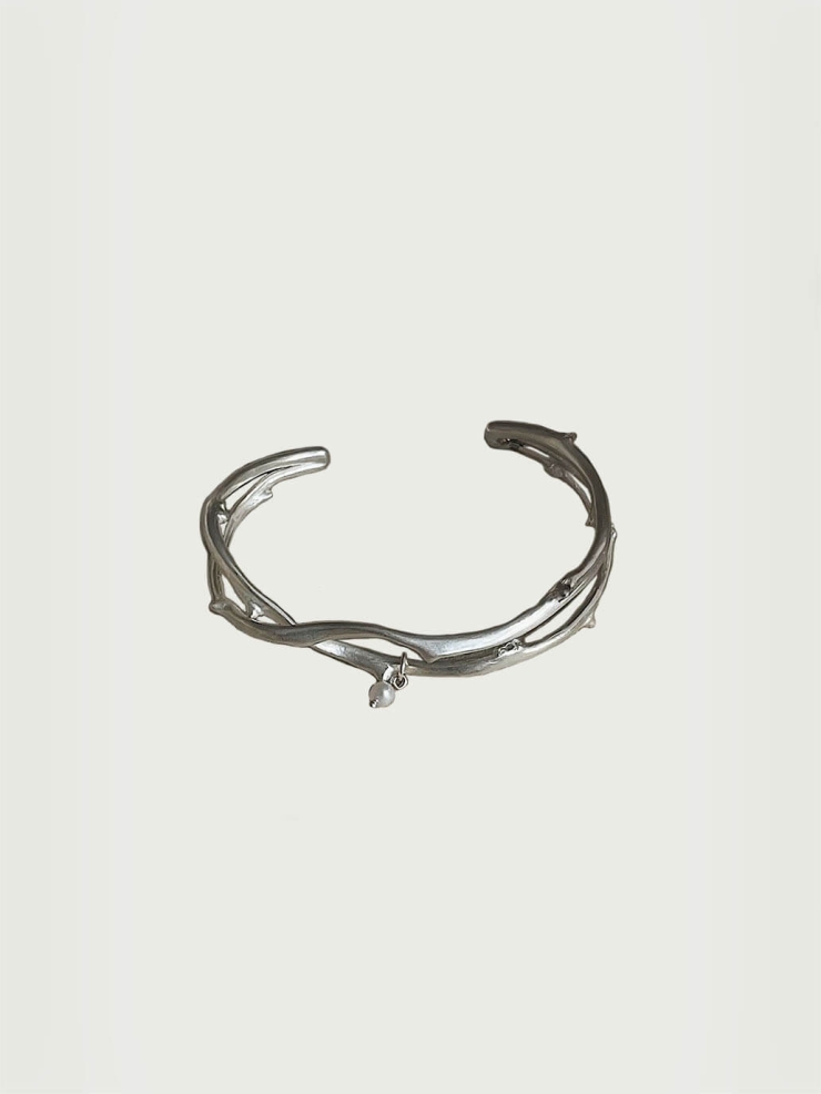 Silver Thorn Bracelet