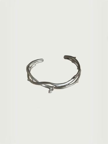 Silver Thorn Bracelet