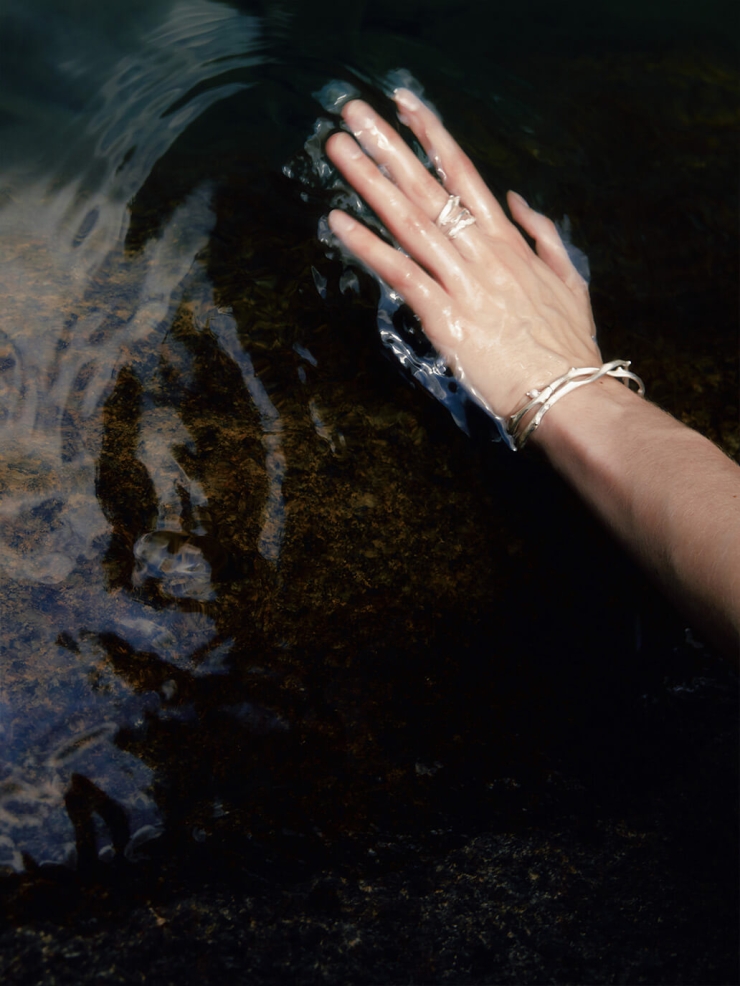 Silver Thorn Bracelet