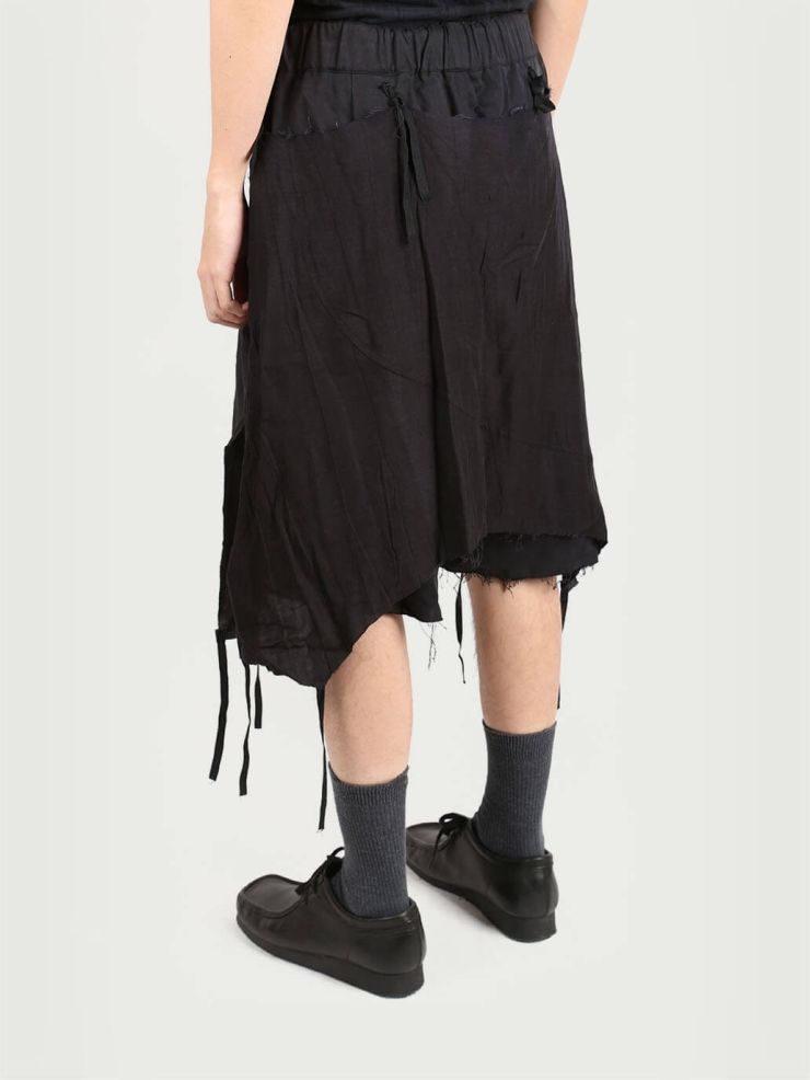 Black Double Layer Short