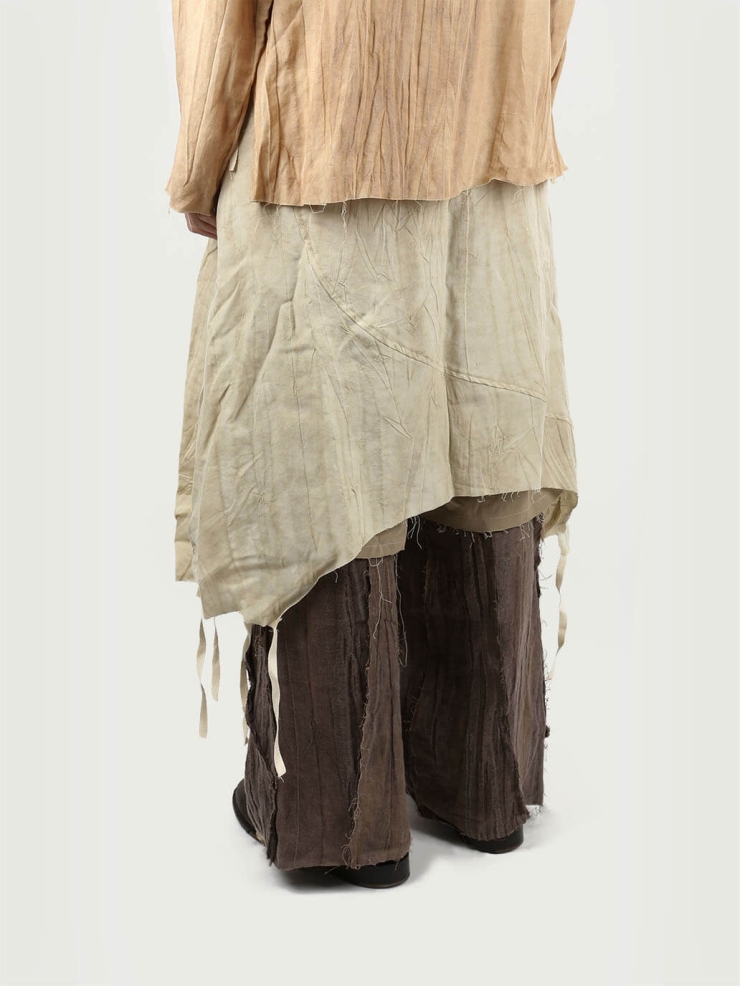 Cream Double Layer Short