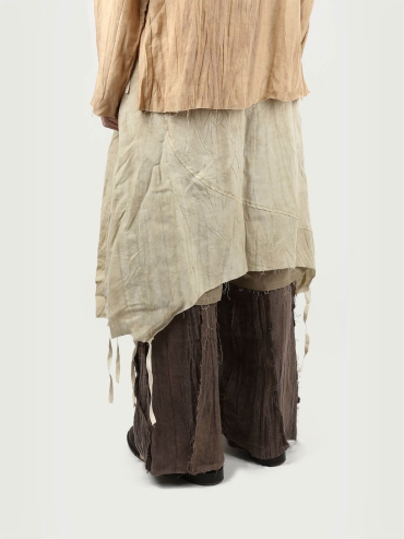 Cream Double Layer Short