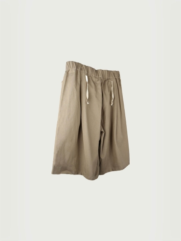 Cream Double Layer Short