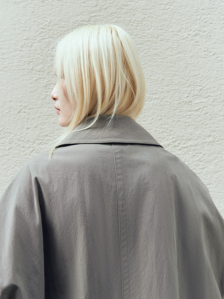Khaki A shape Coat