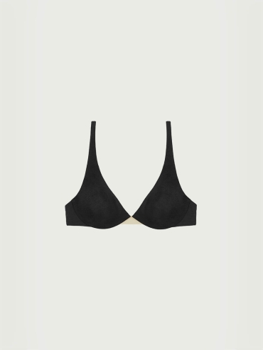 Black Soft Stretch Underwire Bra