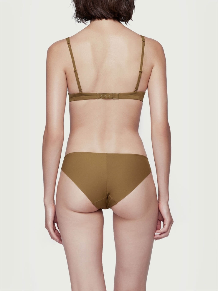 Olive Soft Stretch Underwire Bra