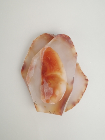 Yellow agate ring
