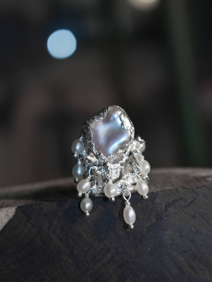 Silver dream dingdong ring