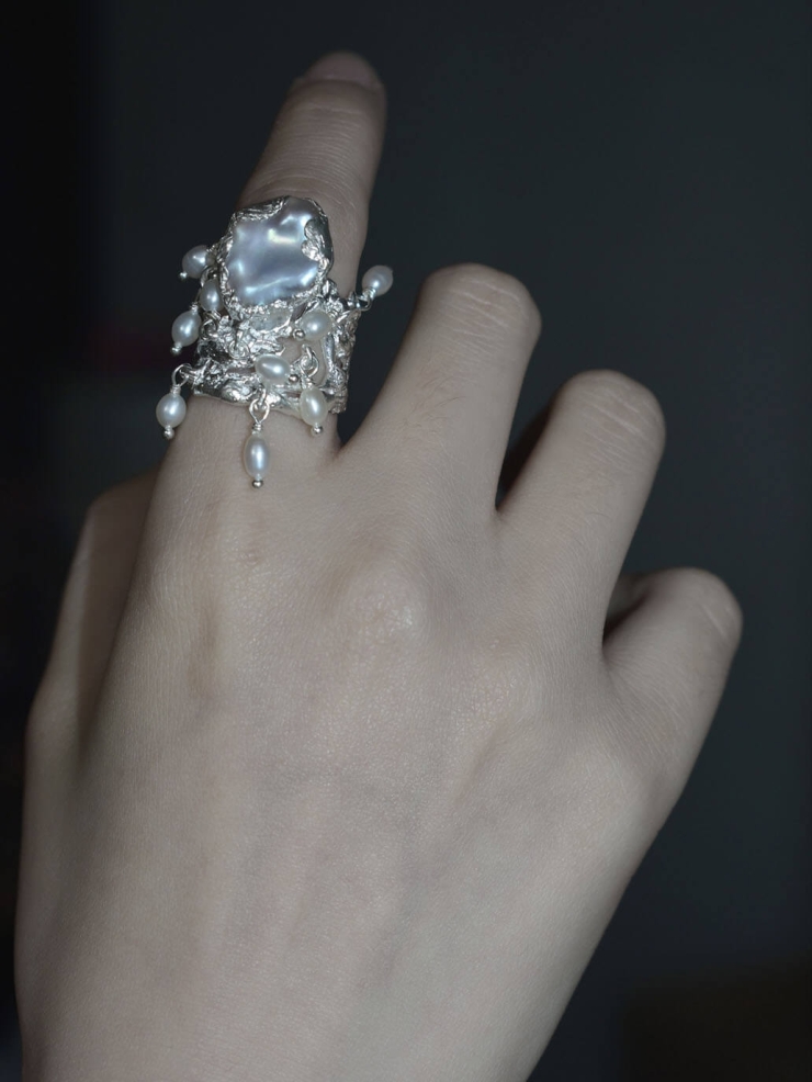 Silver dream dingdong ring