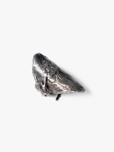 AOKINSIDE Black Iris Wide Ring