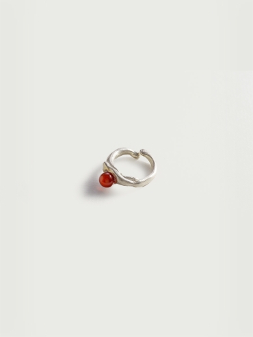 Red agate ring