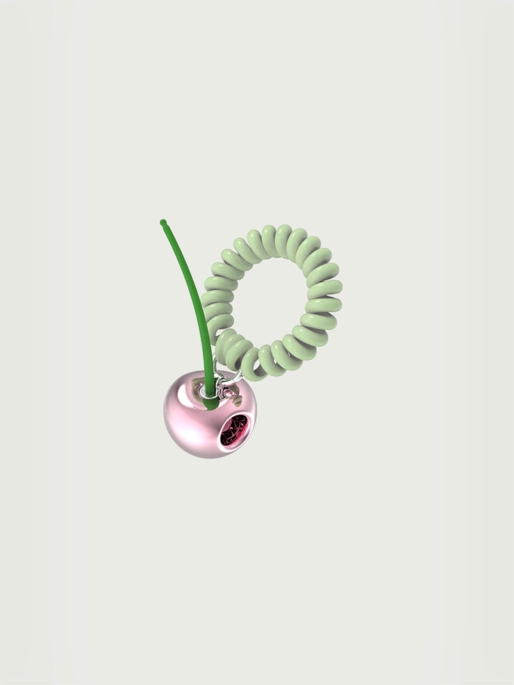 Pink Cherry Hair Band Large