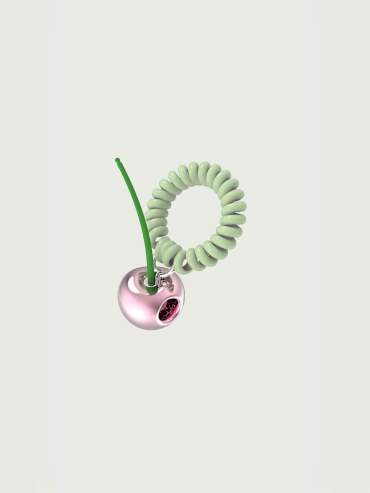 Pink Cherry Hair Band Large