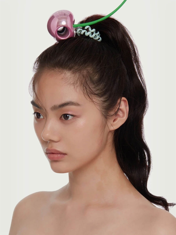 Pink Cherry Hair Band Large