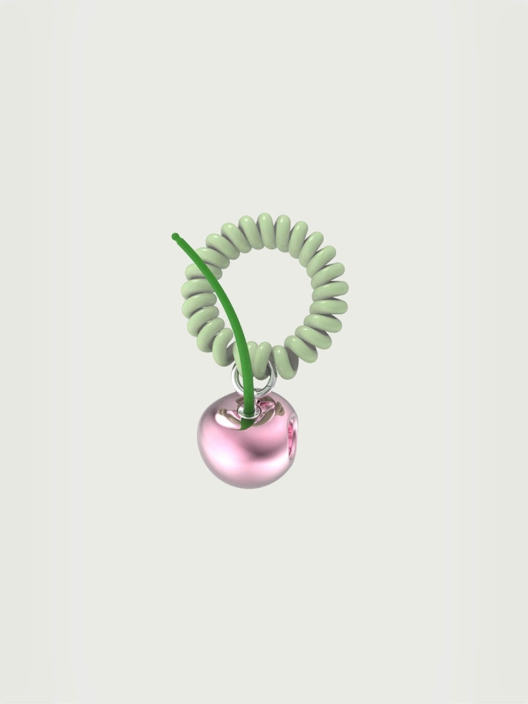 Pink Cherry Hair Band Small
