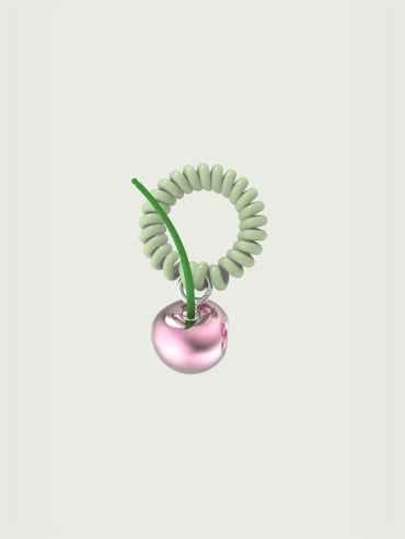Pink Cherry Hair Band Small
