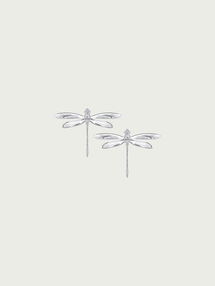 Ripple dragon fly earrings