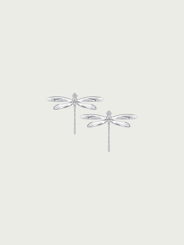 Ripple dragon fly earrings