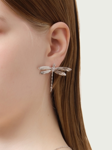 Ripple dragon fly earrings