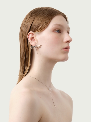 Ripple dragon fly earrings