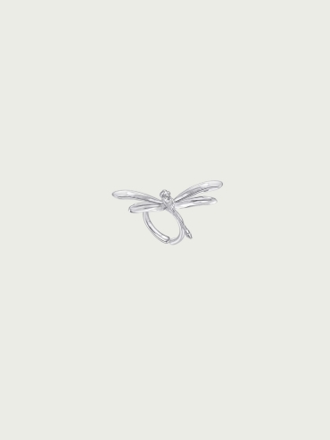 Ripple dragon fly ring